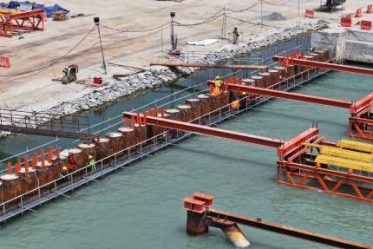 Coping Beam Formwork Installation and Removal Works