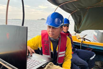 Survey bathymetric and sedimentation