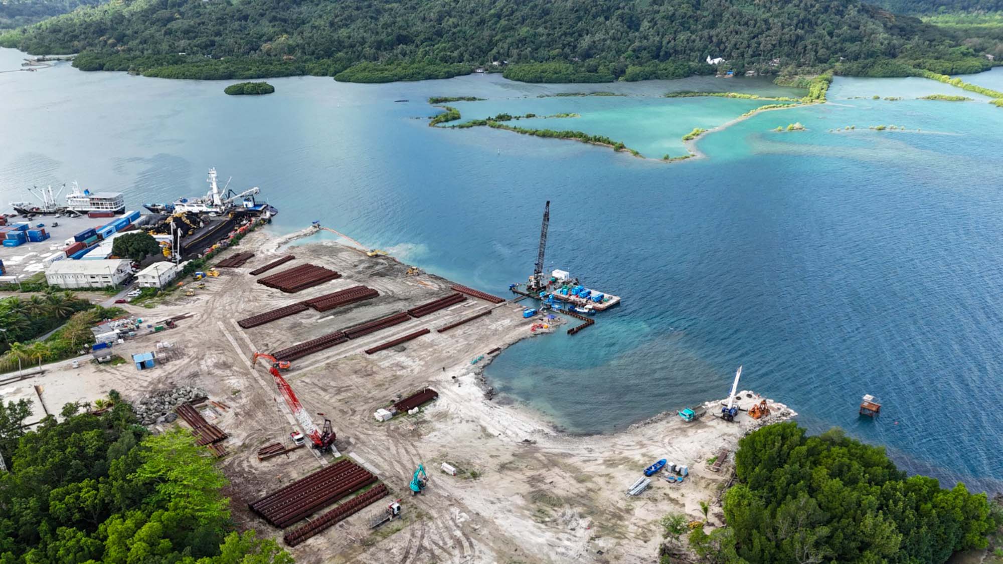 ASM marine construction pohnpei port
